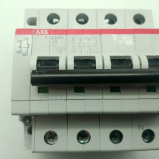 ABB S203-NA C6~400V 6kA Sicherungsautomat 2CDS253103R0064 + Hilfsschalter S 2C-H11L 2CDS 200 936 R0001