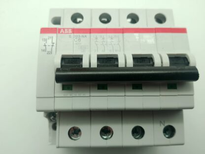 ABB S203-NA C6~400V 6kA Sicherungsautomat 2CDS253103R0064 + Hilfsschalter S 2C-H11L 2CDS 200 936 R0001