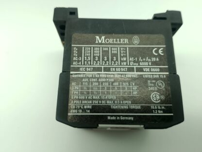 Klöckner Moeller DIL EMM-10 230V 50Hz/240V 60Hz Schütz – Bild 2