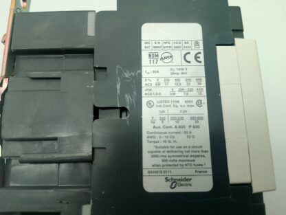 Telemecanique Schneider Electric LC D40 (LC1 D4011) 230V 50/60Hz Schütz – Bild 3
