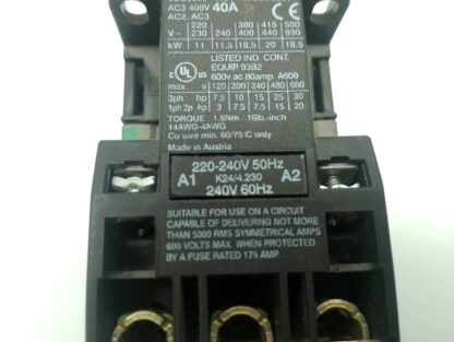 Schrack LA30403. Schütz 220-240V 50Hz/240V 60Hz – Bild 5