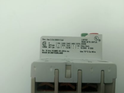 Allen Bradley CAT 140-MN-250 SER D  1,6-2,5A Motorschutzschalter – Bild 2