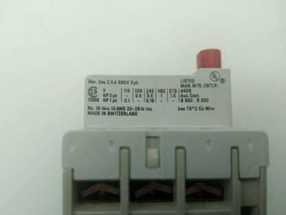 Allen Bradley CAT140-MN-0100 SER D 0,63-1,0A Motorschutzschalter – Bild 3