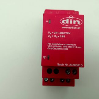 DIN 2330001D  Un=3N~400/230V  Us=Unx0,85