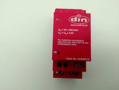 DIN 2330001D  Un=3N~400/230V  Us=Unx0,85