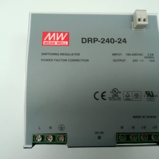 MW Mean Well DRP-240-24 Netzteil  Input: 100-240VAC 3,5A 50/60Hz