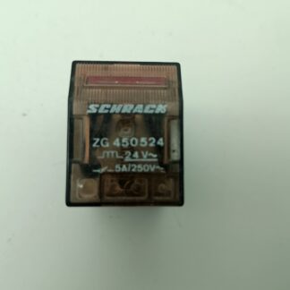 Schrack ZG450524 24V~  5A/250V Relais ohne Sockel