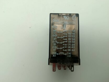 Schrack ZG450524 24V~  5A/250V Relais ohne Sockel – Bild 2