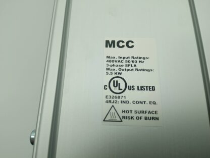 Albany Assa Abloy Torsteuerung Typ MCC für Tor RR300 Plus 400V/50Hz 3 Phase/Leistung max. 3KVA, IP55 – Bild 4