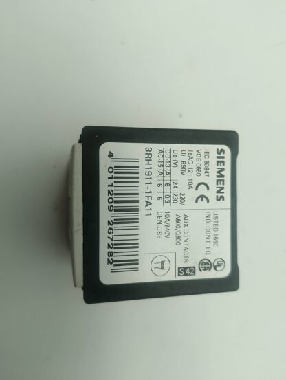 Siemens 3RH1911-1FA11 Hilfskontaktblock – Bild 2