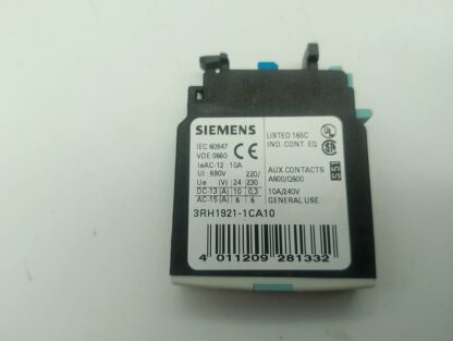 Siemens 3RH1921-1CA10 Hilfskontaktblock – Bild 2