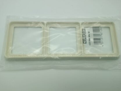 Jung CD583 WU W  05830358 3fach Rahmen cremeweiß NEU