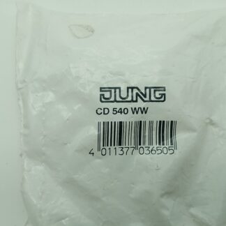 Jung CD540ww  5400301 Zentralstück, Abdeckung mit Drehknopf alpinweiß NEU