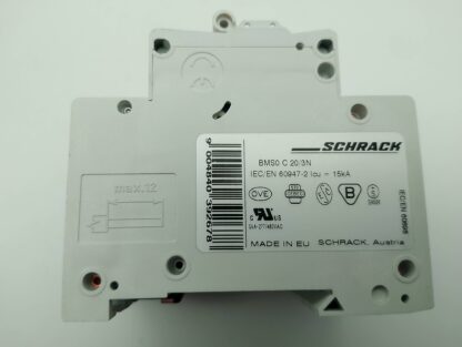 Schrack C20/3N BM017820 Sicherungsautomat 10kA MCB~400V – Bild 2