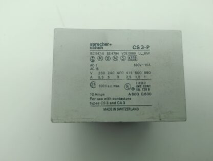 Sprecher + Schuh CS3-P-40 Zusatzkontakt – Bild 2