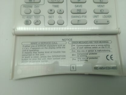 Toshiba RBC-AMS41E Kabelgebundene Fernbedienung – Bild 3