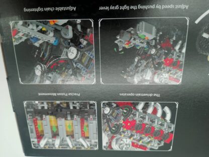 MOULD KING 10130  F488 V8 Supercar Motor (mit Powerfunctions) 2718 Teile – Bild 9