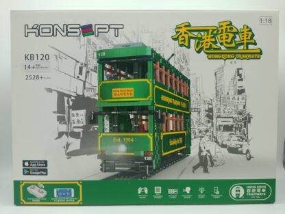 Mould King KB120 Strassenbahn Hong Kong RC-App gesteuert  2528 Teile