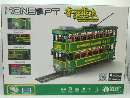 Mould King KB120 Strassenbahn Hong Kong RC-App gesteuert  2528 Teile – Bild 2