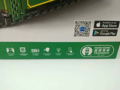 Mould King KB120 Strassenbahn Hong Kong RC-App gesteuert  2528 Teile – Bild 4