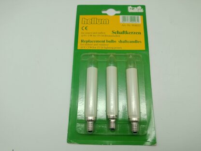 Hellum 904031 Schaftkerzen 16V/3W für 15/16 Brennstellen für innen und außen 3er Serie