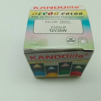 Kandolite MR-16 Dichroic Halogen Lampe Decor Green FMW 35W 12V