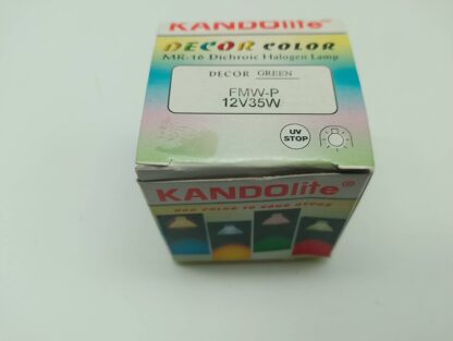 Kandolite MR-16 Dichroic Halogen Lampe Decor Green FMW 35W 12V