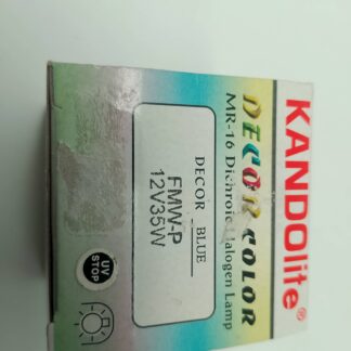 Kandolite MR-16 Dichroic Halogen Lampe Decor Blue  FMW 35W 12V