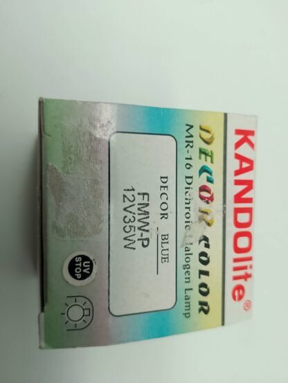 Kandolite MR-16 Dichroic Halogen Lampe Decor Blue  FMW 35W 12V