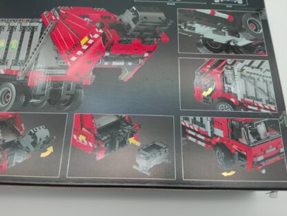 Mould King 15019 Remote Controlled Müllwagen 1689 Klemmbausteine – Bild 5