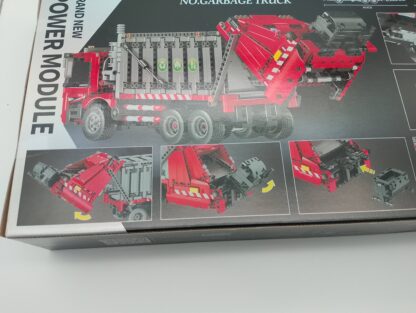 Mould King 15019 Remote Controlled Müllwagen 1689 Klemmbausteine – Bild 6