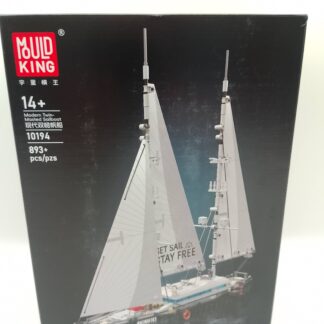 Mould King 10194 Modernes Zweimast-Segelyacht Klemmbausteine 893 Teile