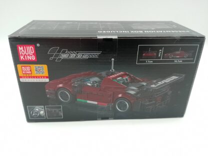 Mould King 27087 F296 GT3 Supercar Modellbaukasten  416 Stk. Klemmbausteine mit Vitrine – Bild 2