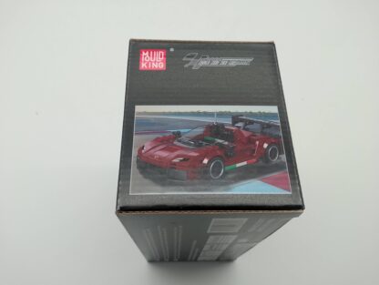 Mould King 27087 F296 GT3 Supercar Modellbaukasten  416 Stk. Klemmbausteine mit Vitrine – Bild 6