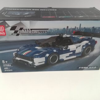 Mould King 27086 F488 GT3 Supercar Modellbaukasten  410 Stk. Klemmbausteine mit Vitrine