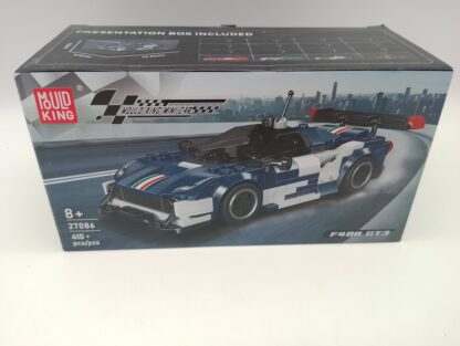 Mould King 27086 F488 GT3 Supercar Modellbaukasten  410 Stk. Klemmbausteine mit Vitrine
