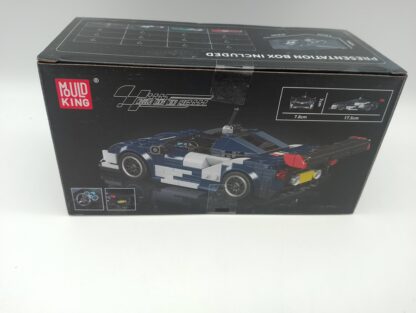 Mould King 27086 F488 GT3 Supercar Modellbaukasten  410 Stk. Klemmbausteine mit Vitrine – Bild 2