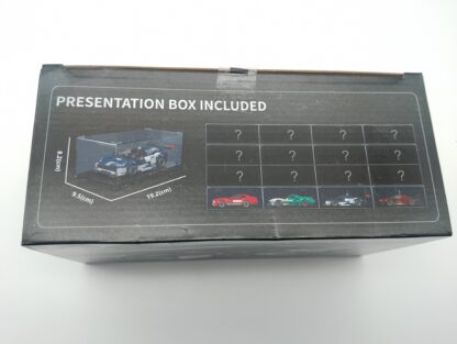 Mould King 27086 F488 GT3 Supercar Modellbaukasten  410 Stk. Klemmbausteine mit Vitrine – Bild 3