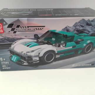 Mould King 27085 F8XX Supercar Modellbausatz | 412 Teile mit Stapelbare Vitrine