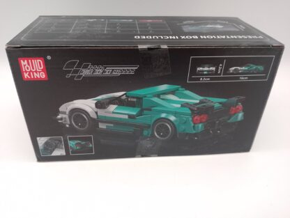 Mould King 27085 F8XX Supercar Modellbausatz | 412 Teile mit Stapelbare Vitrine – Bild 2
