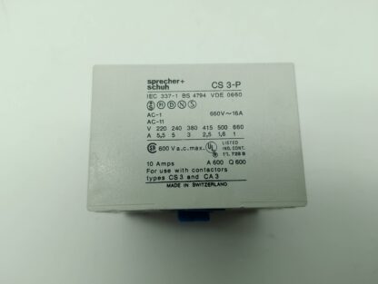 Sprecher+Schuh CS3-P-31 Hilfskontakt – Bild 2