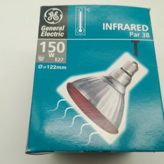 General Electric Infrarot Lampe PAR38 150W E27 122mm Durchmesser NEU
