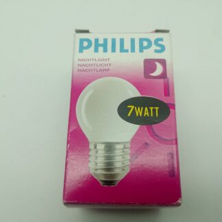 Philips Nachtlicht P45, E27, ES, 2000h, 60 lumen NEU