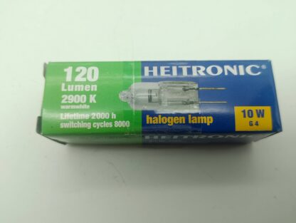 Heitronic Halogen Lampe 120 Lumen 2900K warmweiß 10W, 12V, G4 Stiftsockel NEU – Bild 3