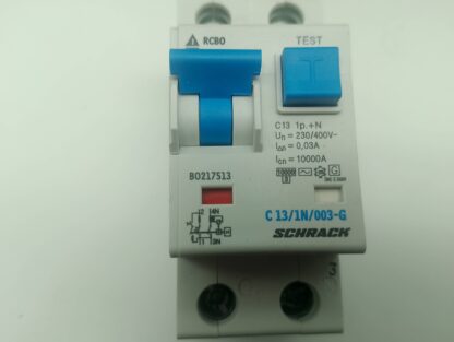 Schrack  FI/LS C13/1N/003-G B0217513 10kA – Bild 3