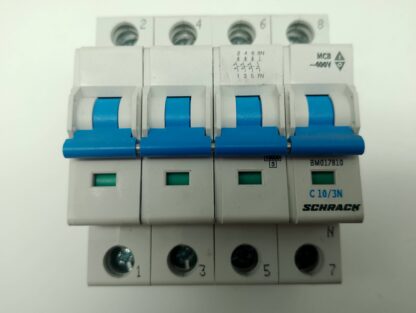 Schrack C10/3N Sicherungsautomat BM017810, MCB~400V, 10kA