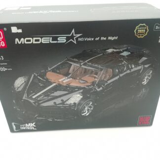 Mould King 13163 Voiture Noire Ferngesteuertes Hypercar 4.800 STK.