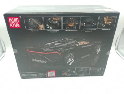 Mould King 13163 Voiture Noire Ferngesteuertes Hypercar 4.800 STK. – Bild 2
