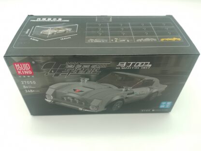 Mould King 27050 Silver Martin 007 Supercar Bausatz  348 Teile
