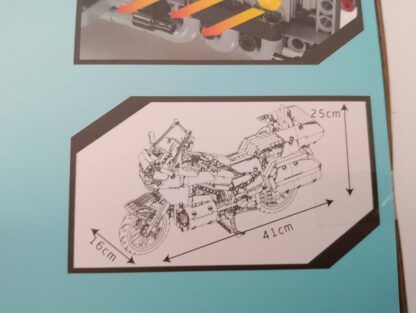 Mould King 23001 GL1800 Motorrad – Bild 5
